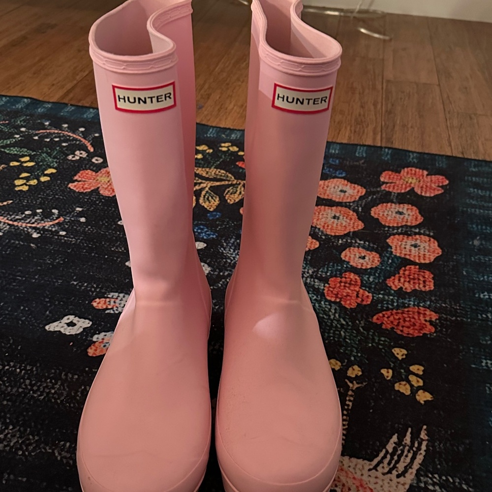 Y2K Preppy Girl Hunter Boots
